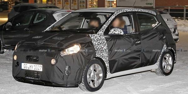 Hyundai приступил к испытаниям маленького хэтчбека i10